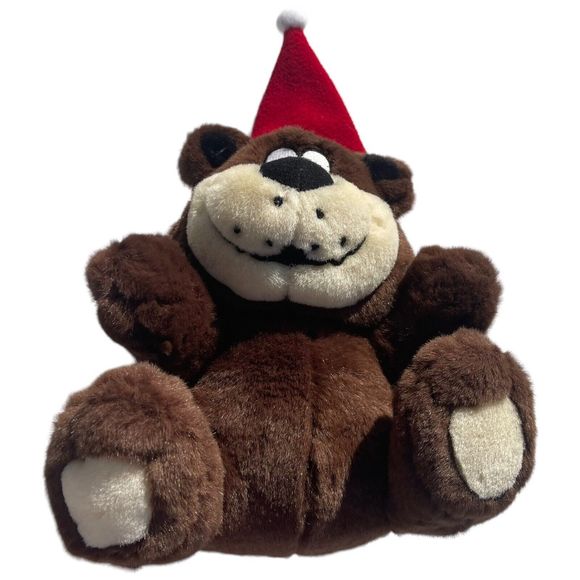 Vtg A&W Rooty Root Beer Bear Plush Christmas Santa Holiday Stuffed 2003 - Picture 5 of 11